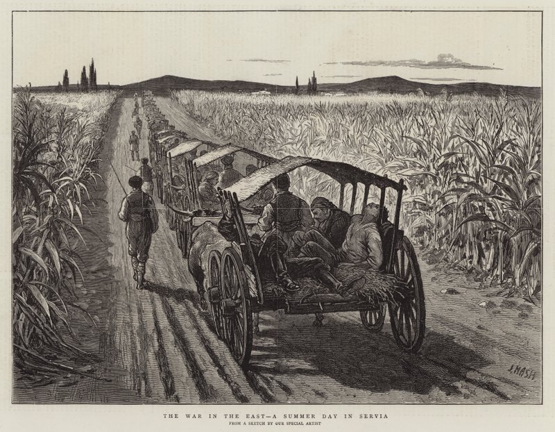 Carnarvon Kalesi, İç ki by Joseph Nash