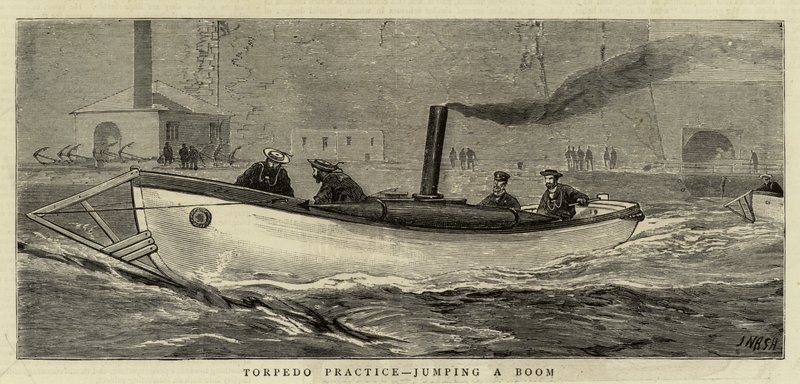 Torpido Tatbikatı, Boom Atlamak by Joseph Nash