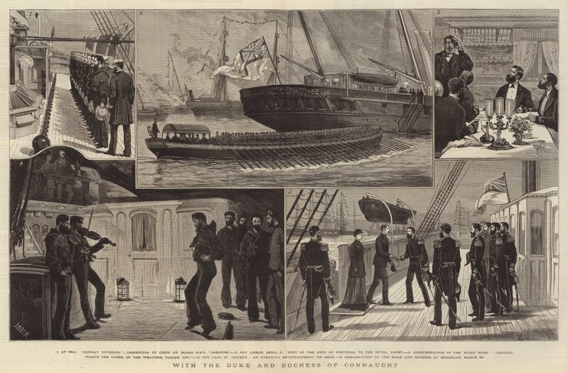 Connaught Dükü ve Düşesi ile by Joseph Nash