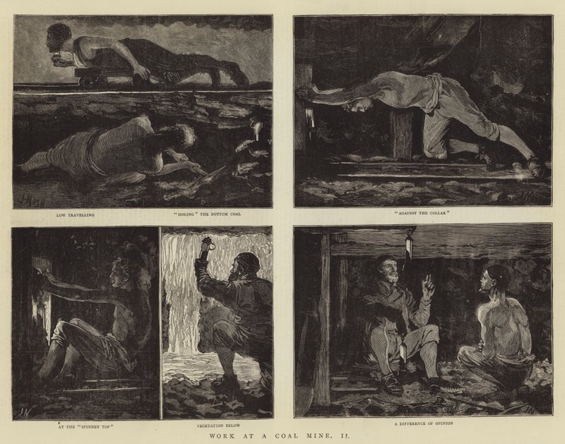 Kömür Madeninde Çalışmak, II by Joseph Nash