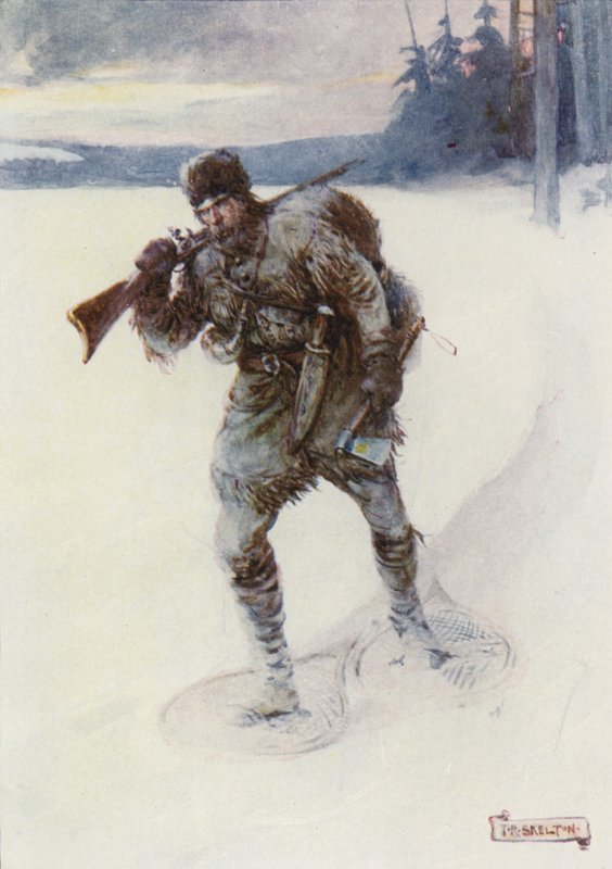 İzsiz karda yalnız by Joseph Ratcliffe Skelton