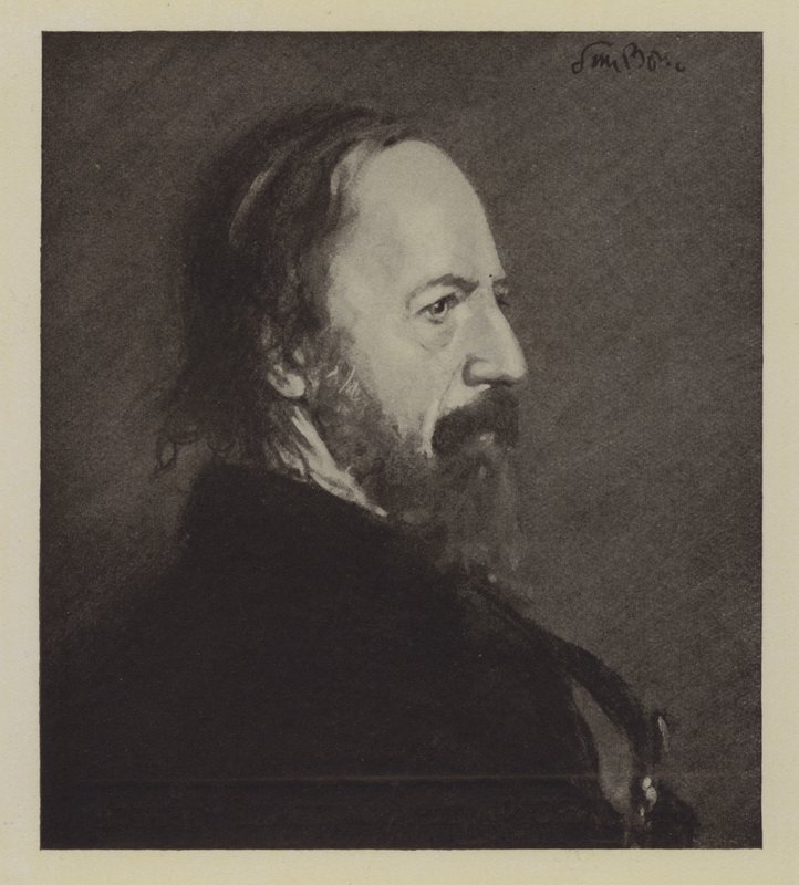 Alfred Tennyson lávarður by Joseph after Simpson