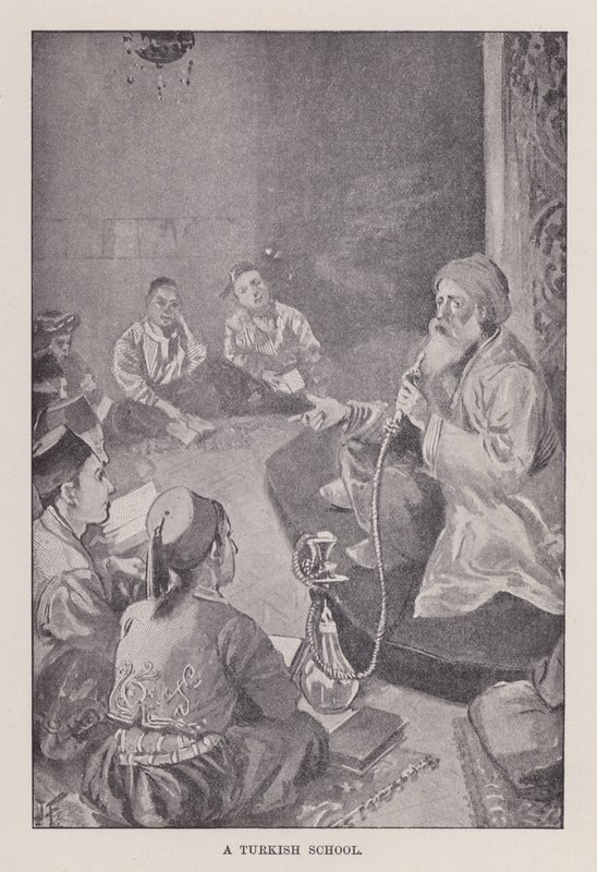 Bir Türk Okulu (lito) by Joseph (after) Finnemore