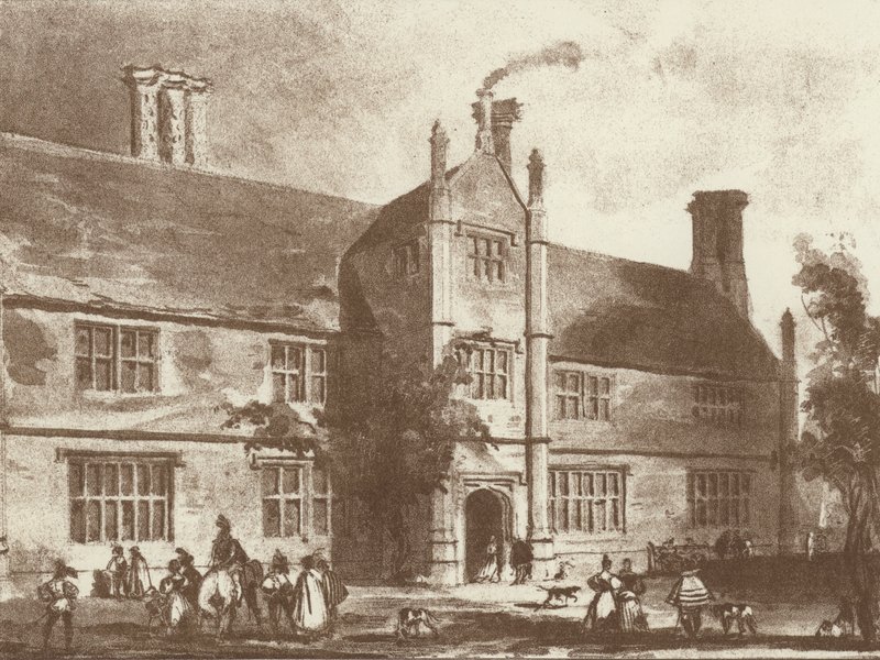 Thorpland Hall, Norfolk (taş) by Joseph (after) Nash
