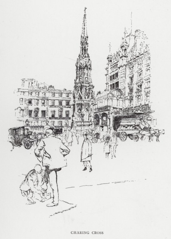 Charing Cross (lito) by Joseph (after) Pennell