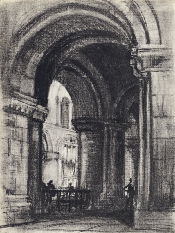 Kurucunun Mezarı, Aziz Bartholomew the Great (lito) by Joseph (after) Pennell