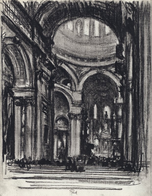 Aziz Paul, Nef (lito) by Joseph (after) Pennell