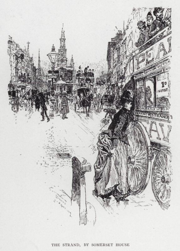 The Strand, Somerset House (taş) by Joseph (after) Pennell