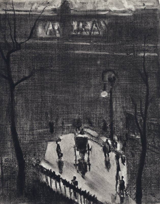 Charing Cross Altında (lito) by Joseph (after) Pennell