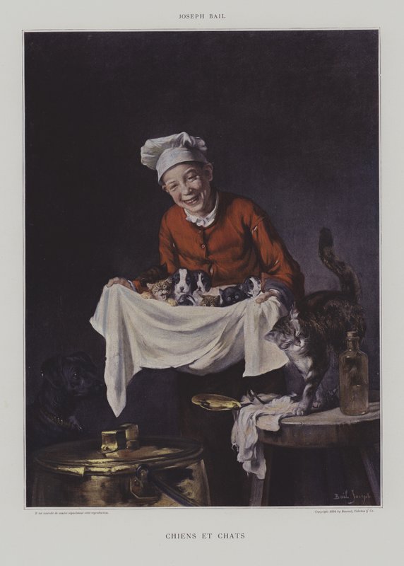 Kediler ve köpekler by Joseph Bail