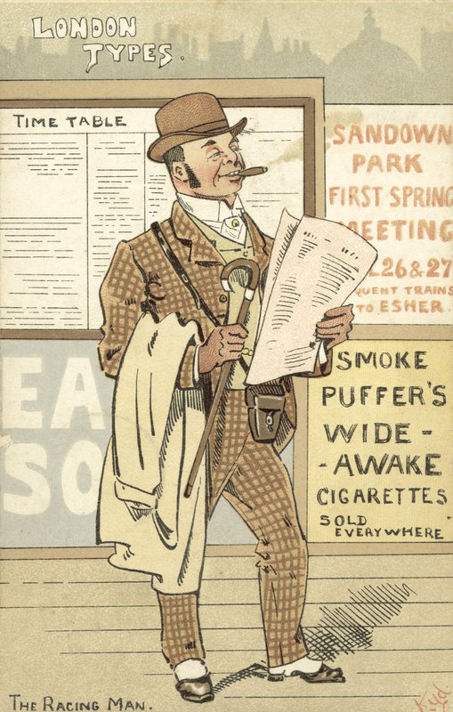 Londra tipleri, yarışan adam by Joseph Clayton Clarke