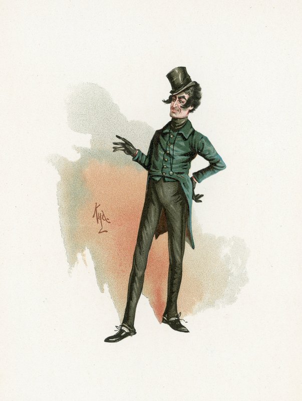Mr Alfred Jingle, illustration from 