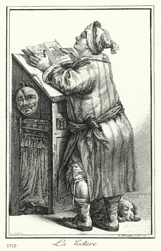 Okuma (gravür) by Joseph Franz von (after) Goez