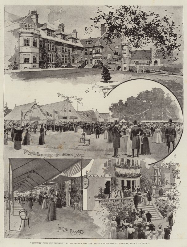 3 Temmuz - 5 Temmuz tarihleri arasında British Home for Incurables için Streatham