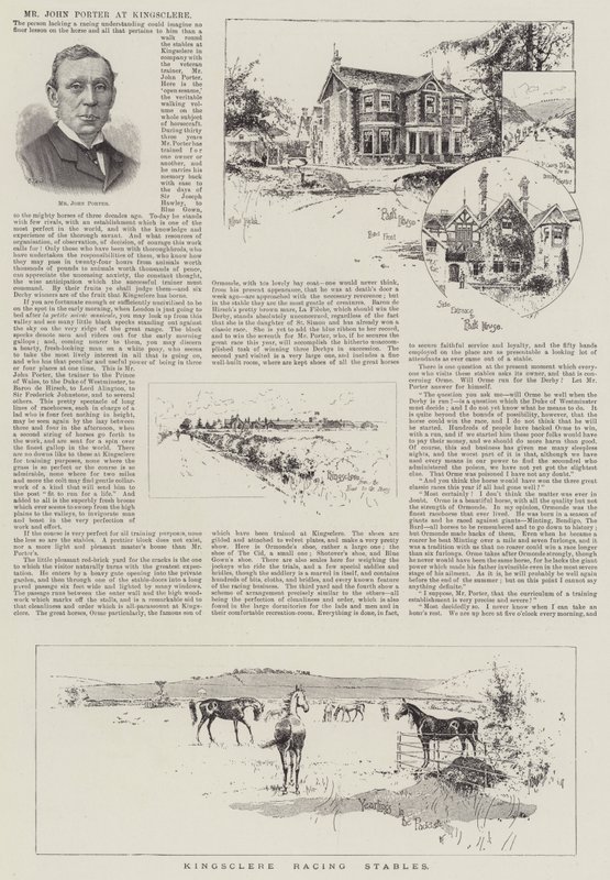 Kingsclere Yarış Ahırları by Joseph Holland Tringham