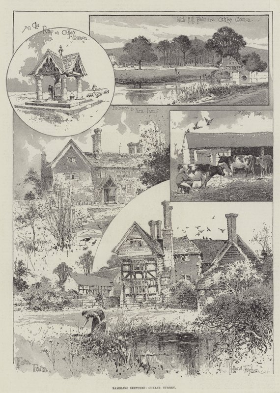 Başıboş Eskizler, Ockley, Surrey by Joseph Holland Tringham
