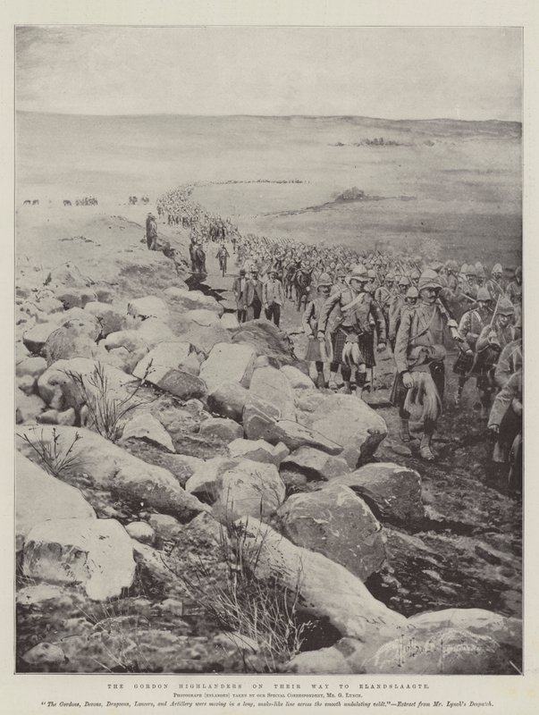 Gordon Highlanders, Elandslaagte Yolunda by Joseph Holland Tringham