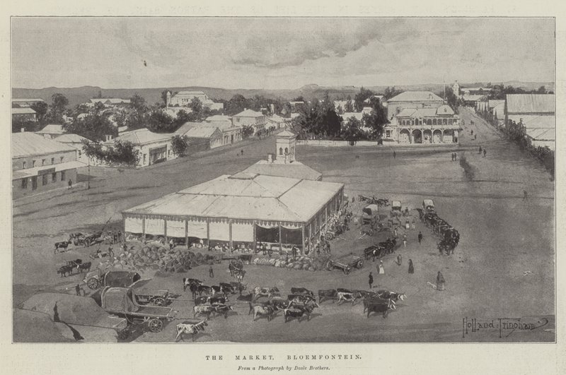 Pazar, Bloemfontein by Joseph Holland Tringham