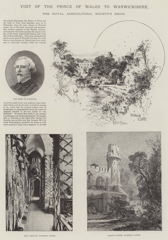 Galler Prensi'nin Warwickshire Ziyareti by Joseph Holland Tringham