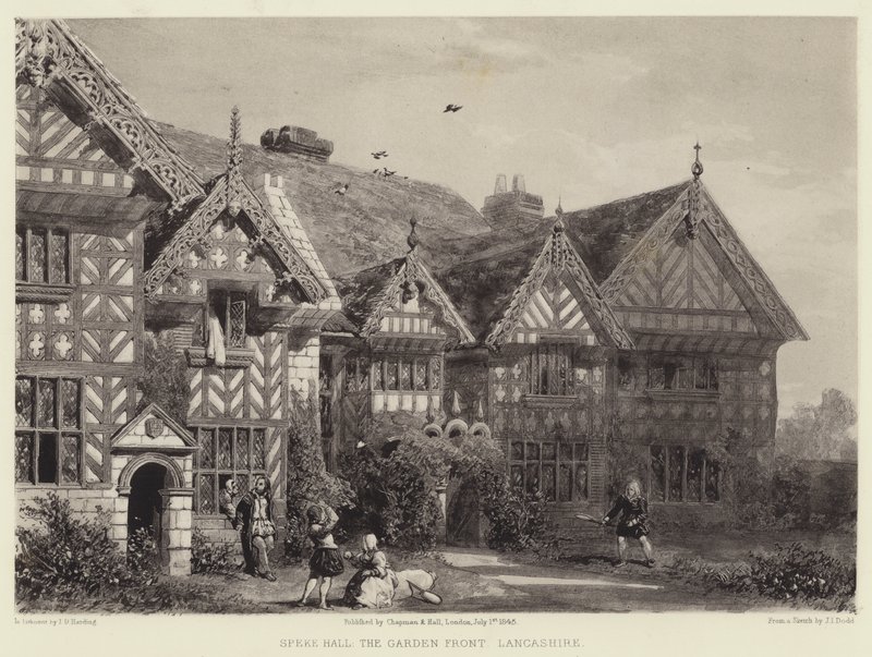 Speke Hall, Bahçe Önü, Lancashire by Joseph Josiah Dodd