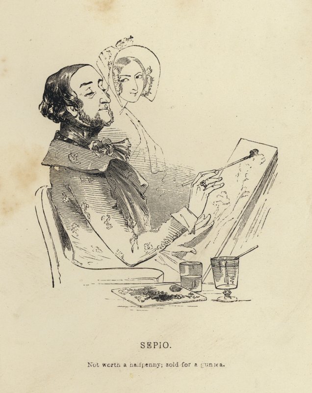 Kenny Meadows: Sepio (gravür) by Joseph Kenny (after) Meadows