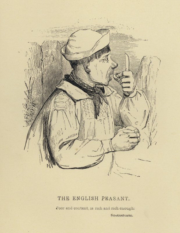 Kenny Meadows: İngiliz Köylü (gravür) by Joseph Kenny (after) Meadows