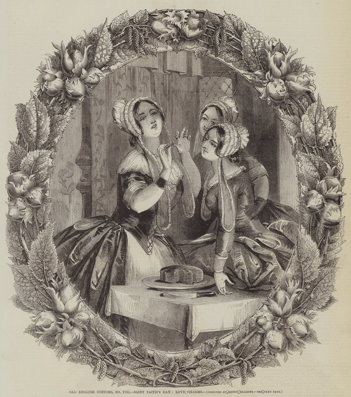 Eski İngiliz Gelenekleri, Aziz İnançlar Günü, Aşk Tılsımları by Joseph Kenny Meadows