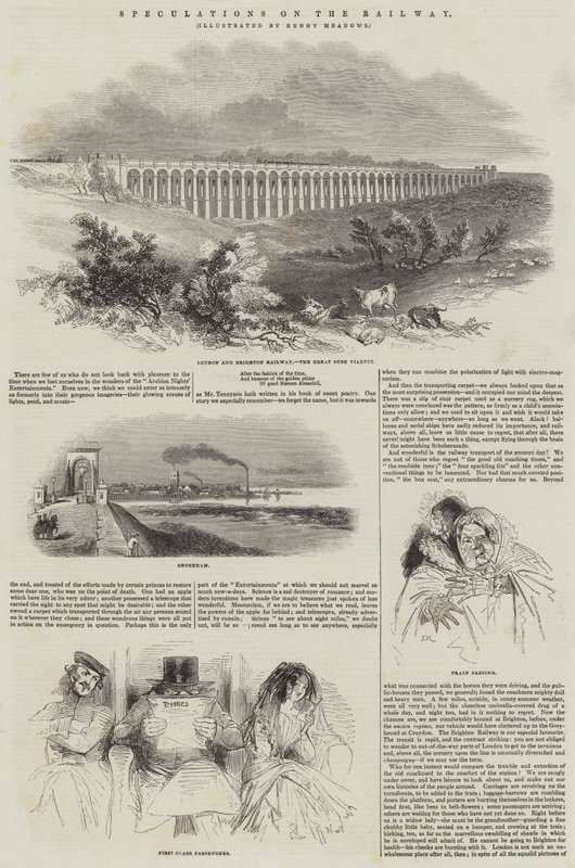 Demiryoluna İlişkin Spekülasyonlar by Joseph Kenny Meadows