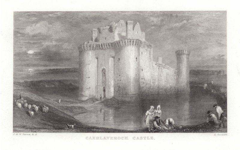ಕೆರ್ಲಾವೆರಾಕ್ ಕ್ಯಾಸಲ್ ಟರ್ಕ್ by Joseph Mallord William Turner