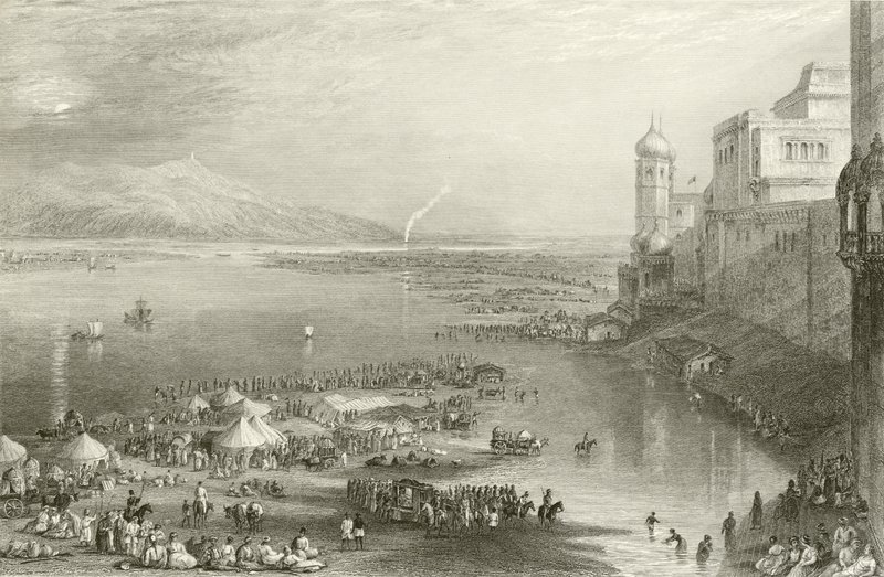 Myndskreyting fyrir Nicholas Nickleby turki by Joseph Mallord William Turner