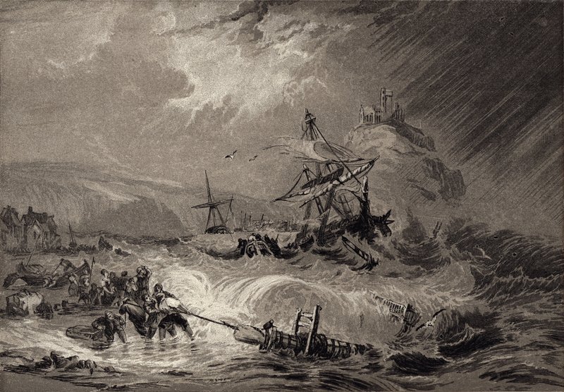 Aziz Michael Dağı by Joseph Mallord William Turner