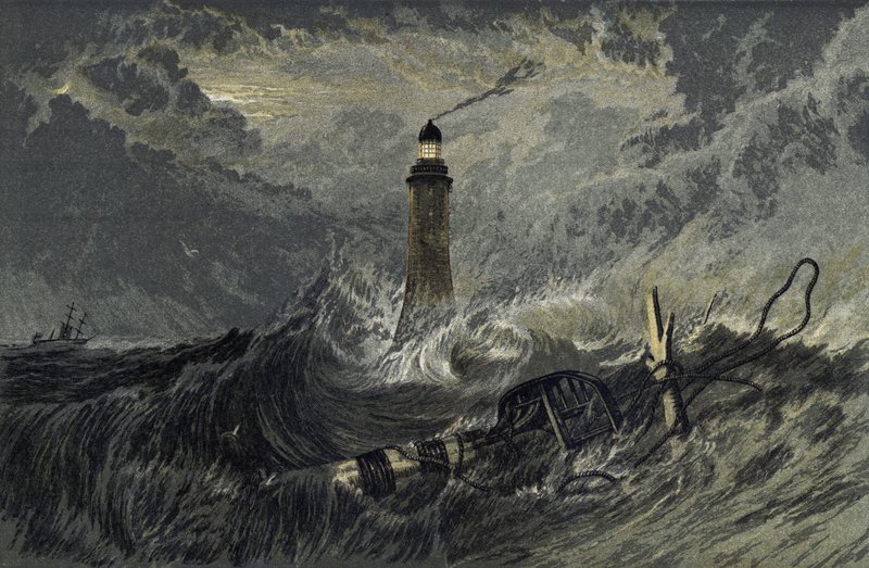 Eddystone Deniz Feneri by Joseph Mallord William Turner