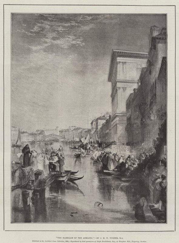 Adriyatik'in Evliliği by Joseph Mallord William Turner
