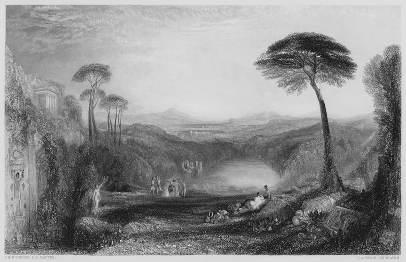 Vernon Galerisi'ndeki resimden Altın Dal by after Joseph Mallord William Turner