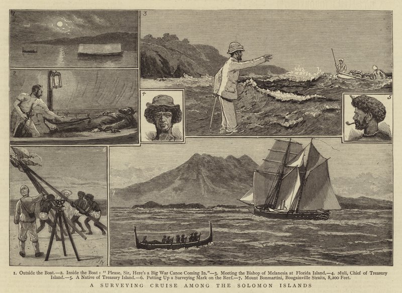 Solomon Adaları Arasında Bir Araştırma Gezisi by Joseph Nash