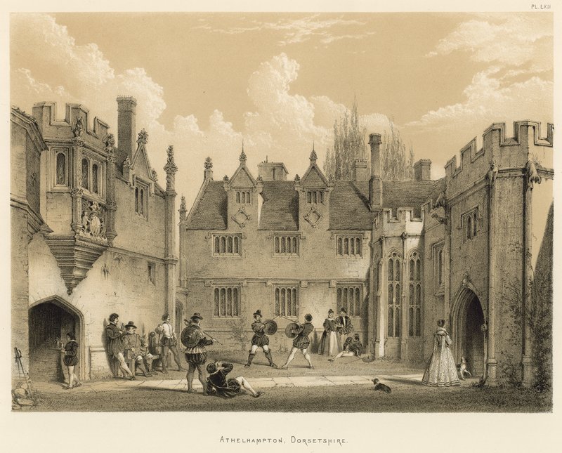 Athelhampton, Dorsetshire by Joseph Nash
