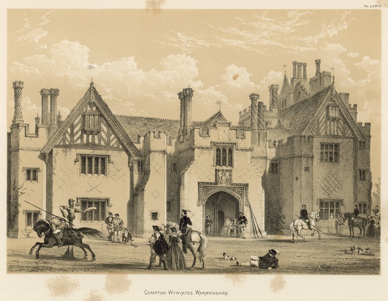 Compton Wynyats, Warwickshire by Joseph Nash