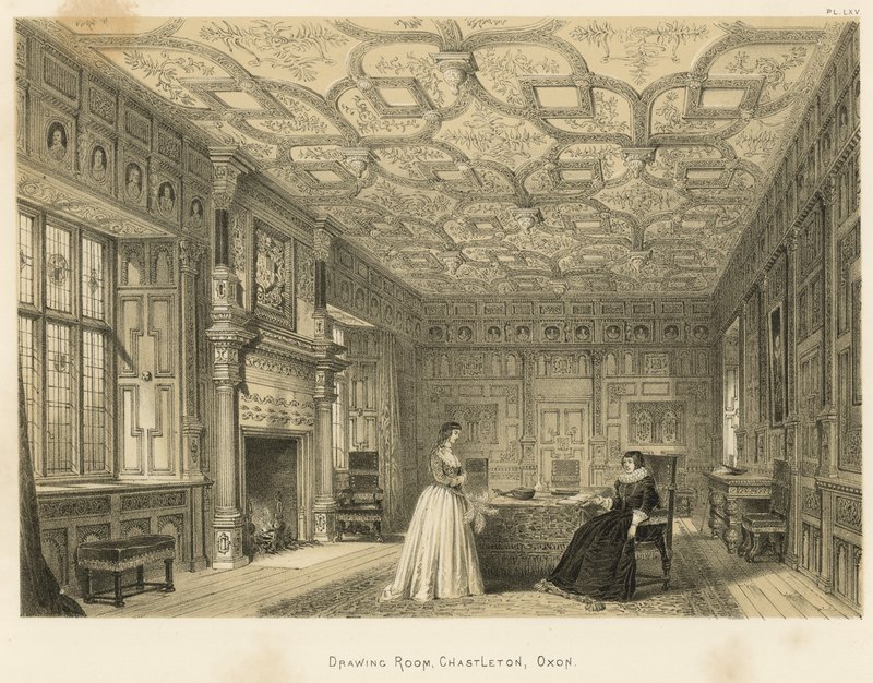 Çizim Odası, Chastleton, Oxon by Joseph Nash