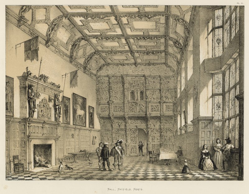 Salon, Hatfield, Herts by Joseph Nash