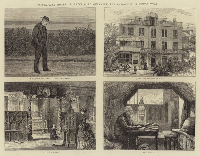 Hauteville Evi, St Peter Limanı, Guernsey, Victor Hugo