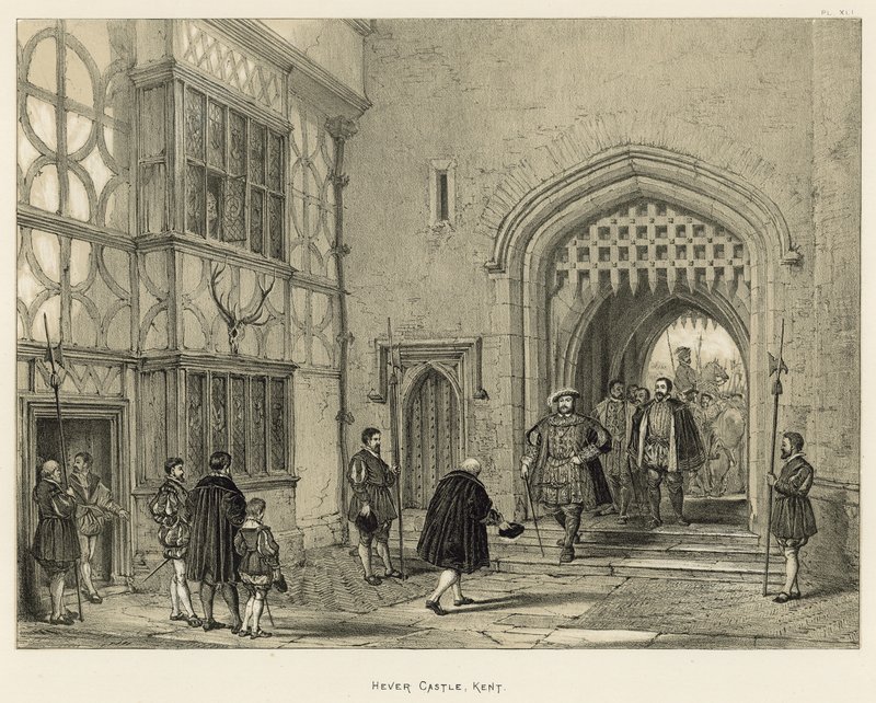 Hever Kalesi, Kent by Joseph Nash