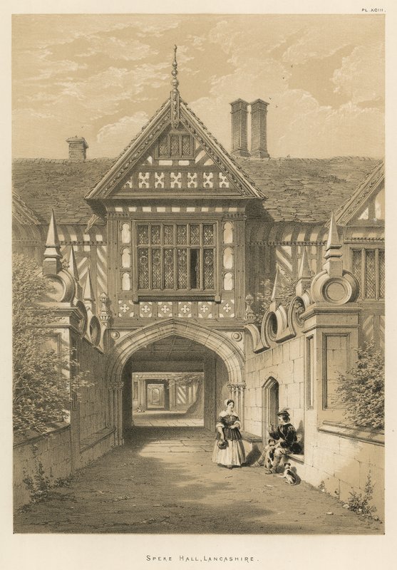 Speke Salonu, Lancashire by Joseph Nash