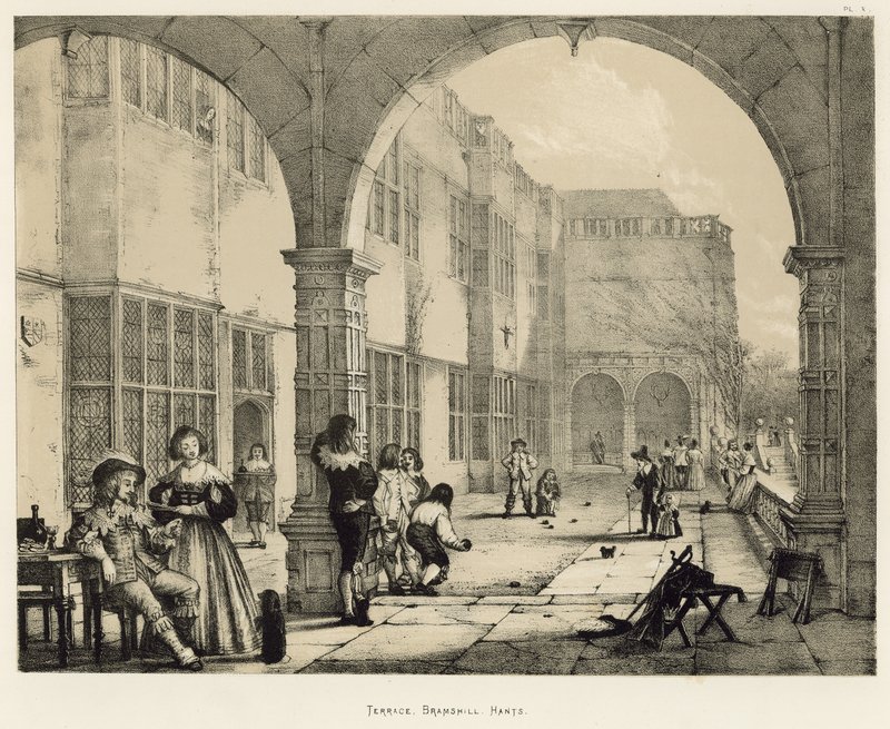 Teras, Bramshill, Hants by Joseph Nash