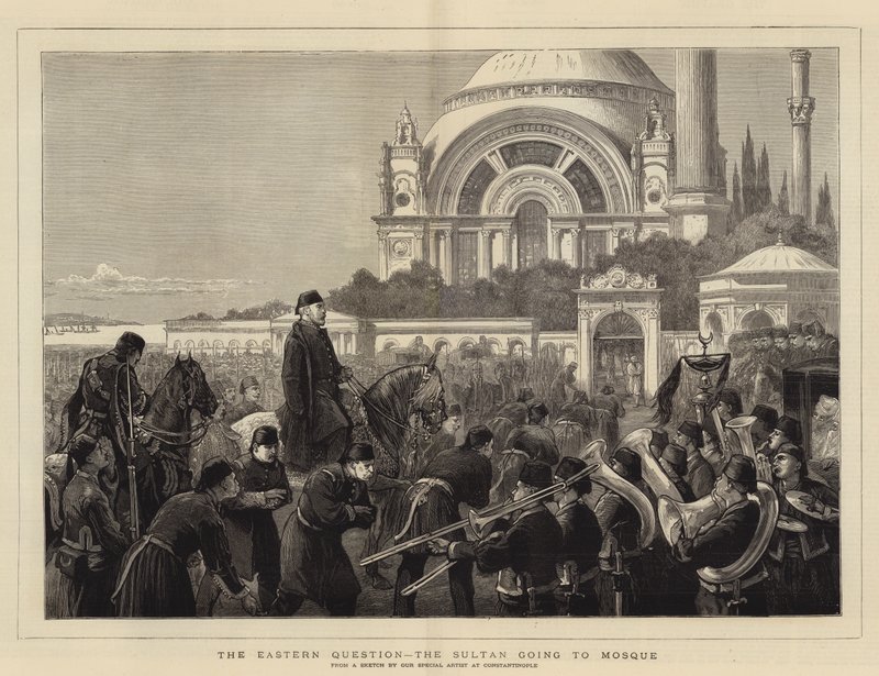 Doğu Meselesi, Padişahın Camiye Gidişi by Joseph Nash