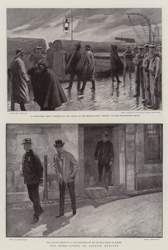 Kaptan Dreyfus'un Eve Dönüşü by Joseph Nash