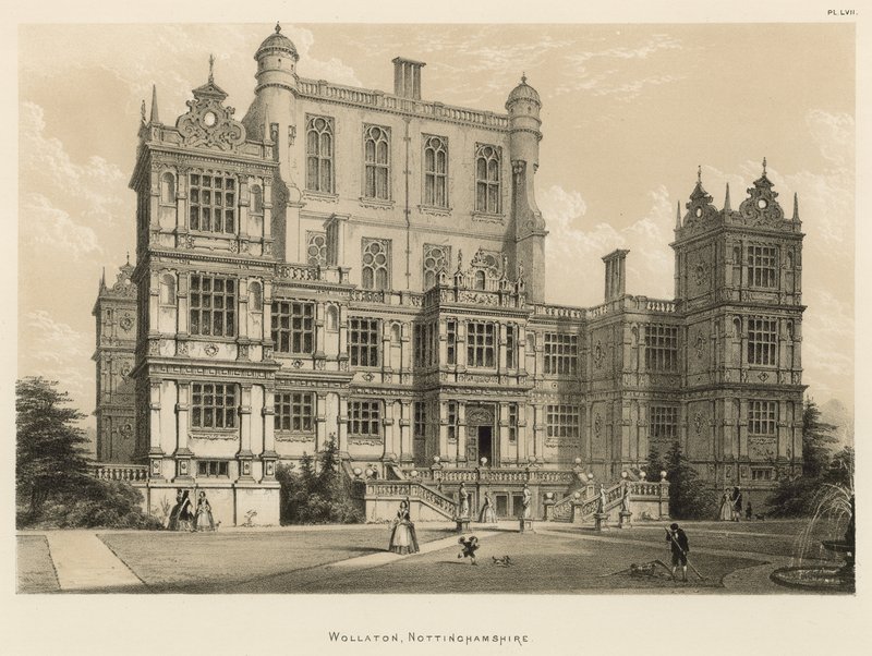 Wollaton, Nottinghamshire by Joseph Nash