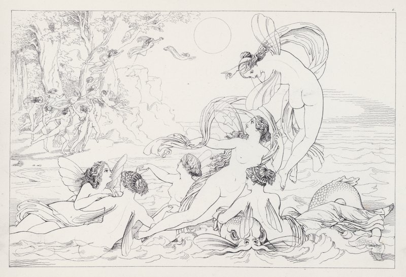 Shakespeares Fırtına, I. Perde, 2. Sahne by Joseph Noel after Paton