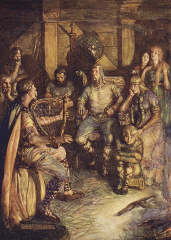 Gleeman, Beowulf