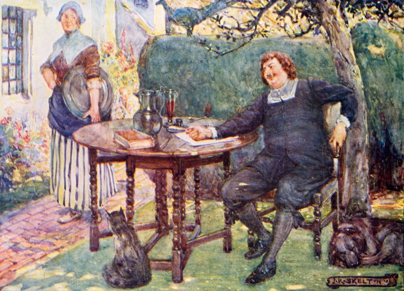 Prue, Hizmetçisi Robert Herrick by Joseph Ratcliffe Skelton