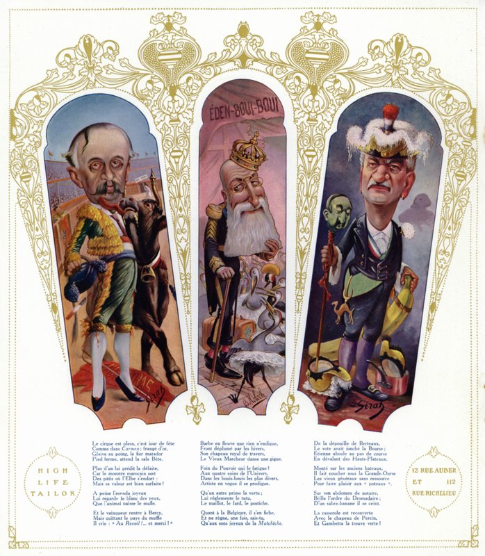 Karikatürler (renkli taş) by Joseph Sirat